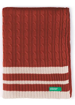 Benetton Pled w kolorze czerwonym ze sklepu Limango Polska w kategorii Tekstylia - zdjęcie 188875110