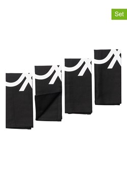 Benetton Podkładki stołowe (4 szt.) w kolorze czarno-białym - 45 x 30 cm ze sklepu Limango Polska w kategorii Podkładki na stół - zdjęcie 188875112