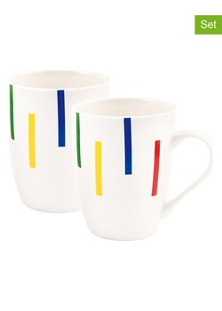 Benetton Kubki jumbo (2 szt.) w kolorze białym ze wzorem ze sklepu Limango Polska w kategorii Naczynia - zdjęcie 188875213