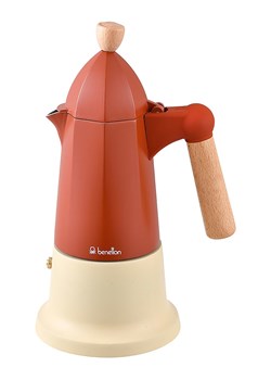Benetton Kawiarka w kolorze czerwono-beżowym - wys. 30,1 cm ze sklepu Limango Polska w kategorii Dzbanki i zaparzacze - zdjęcie 188875284