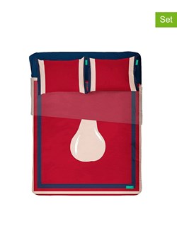 Benetton 4-częściowy zestaw w kolorze granatowo-czerwonym ze sklepu Limango Polska w kategorii Pościele - zdjęcie 188875573