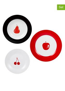 Benetton 12-częściowy zestaw talerzy w kolorze biało-czarno-czerwonym ze sklepu Limango Polska w kategorii Naczynia - zdjęcie 188875671