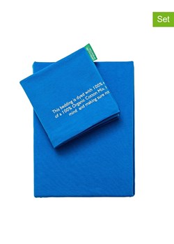 Benetton 2-częściowy komplet pościeli w kolorze niebieskim ze sklepu Limango Polska w kategorii Pościele - zdjęcie 188875961