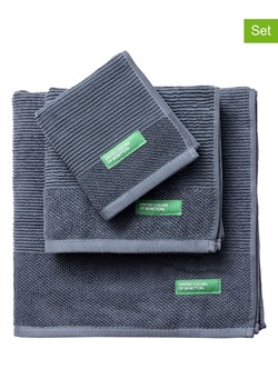 Benetton 3-częściowy zestaw ręczników w kolorze szarym ze sklepu Limango Polska w kategorii Ręczniki - zdjęcie 188876081