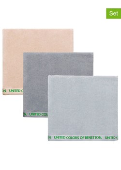 Benetton Ręczniki kąpielowe (3 szt.) w kolorze beżowo-szarym - 160 x 90 cm ze sklepu Limango Polska w kategorii Ręczniki - zdjęcie 188876184