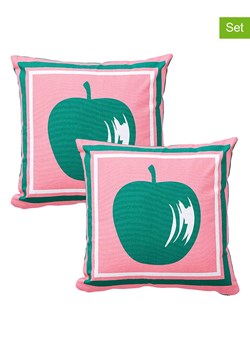 Benetton Poduszki (2 szt.) w kolorze jasnoróżowo-zielonym ze sklepu Limango Polska w kategorii Poduszki dekoracyjne - zdjęcie 188876242