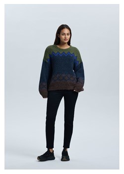 LUHTA Sweter "Heikka" w kolorze granatowo-oliwkowym ze sklepu Limango Polska w kategorii Swetry damskie - zdjęcie 188876584