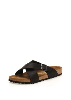 Comfortfusse Skórzane klapki w kolorze czarnym ze sklepu Limango Polska w kategorii Klapki męskie - zdjęcie 188877042