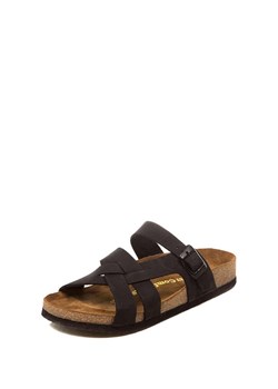 Comfortfusse Skórzane klapki w kolorze czarnym ze sklepu Limango Polska w kategorii Klapki damskie - zdjęcie 188877251