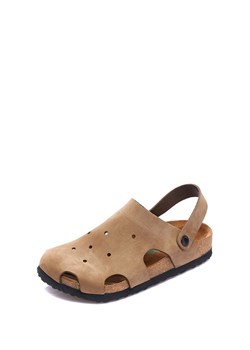 Comfortfusse Skórzane chodaki w kolorze beżowym ze sklepu Limango Polska w kategorii Klapki damskie - zdjęcie 188877372