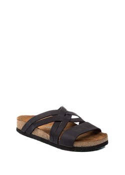 Comfortfusse Skórzane klapki w kolorze czarnym ze sklepu Limango Polska w kategorii Klapki damskie - zdjęcie 188877383