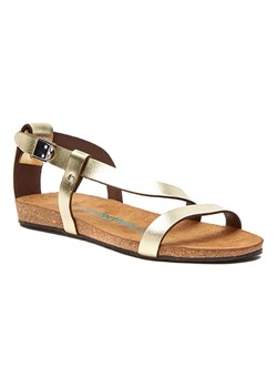 Comfortfusse Skórzane sandały w kolorze złotym ze sklepu Limango Polska w kategorii Sandały damskie - zdjęcie 188877520