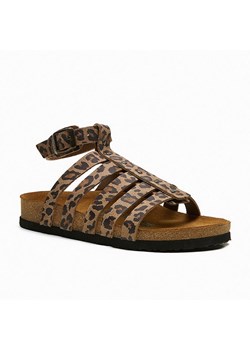 Comfortfusse Skórzane sandały "Ares" w kolorze jasnobrązowo-czarnym ze sklepu Limango Polska w kategorii Sandały damskie - zdjęcie 188877662