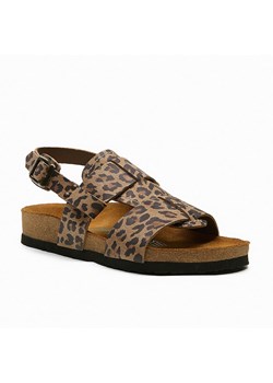 Comfortfusse Skórzane sandały "Likya" w kolorze jasnobrązowo-czarnym ze sklepu Limango Polska w kategorii Sandały damskie - zdjęcie 188877692