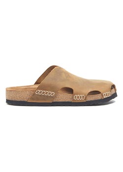 Comfortfusse Skórzane chodaki w kolorze jasnobrązowym ze sklepu Limango Polska w kategorii Klapki damskie - zdjęcie 188879210