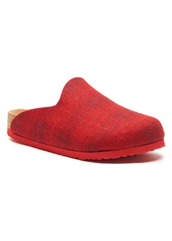 Comfortfusse Wełniane kapcie "Favor" w kolorze czerwonym ze sklepu Limango Polska w kategorii Kapcie damskie - zdjęcie 188879254
