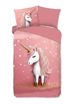 Pure Komplet pościeli "Sparkles" w kolorze różowo-białym z mikrofibry ze sklepu Limango Polska w kategorii Pościel dziecięca - zdjęcie 188879352