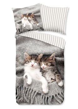 Pure Komplet pościeli "Snooze" w kolorze jasnoszarym z mikrofibry ze sklepu Limango Polska w kategorii Pościel dziecięca - zdjęcie 188879354