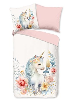 Pure Komplet pościeli "Unidream" w kolorze biało-jasnoróżowym z mikrofibry ze sklepu Limango Polska w kategorii Pościel dziecięca - zdjęcie 188879402