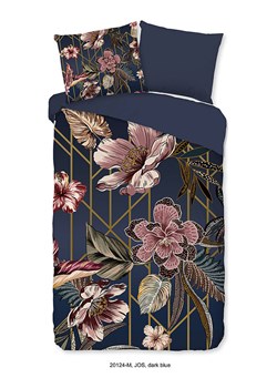 Pure Komplet pościeli "Jos" w kolorze granatowo-jasnoróżowym z mikrofibry ze sklepu Limango Polska w kategorii Pościele - zdjęcie 188879644