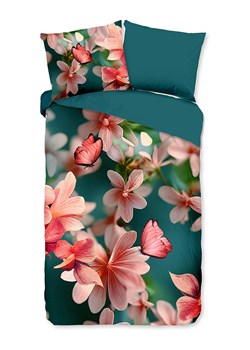 Pure Komplet pościeli "Yeya" w kolorze turkusowo-jasnoróżowym z mikrofibry ze sklepu Limango Polska w kategorii Pościele - zdjęcie 188879721