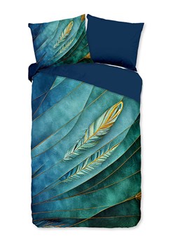 Pure Komplet pościeli "Neva" w kolorze granatowo-miętowym z mikrofibry ze sklepu Limango Polska w kategorii Pościele - zdjęcie 188879734