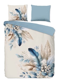 Pure Komplet pościeli "Alva" w kolorze kremowo-niebieskim z mikrofibry ze sklepu Limango Polska w kategorii Pościele - zdjęcie 188879821