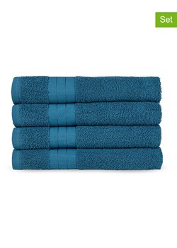 Good Morning Ręczniki (4 szt.) w kolorze morskim do rąk ze sklepu Limango Polska w kategorii Ręczniki - zdjęcie 188879920
