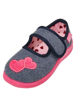 Playshoes Kapcie w kolorze granatowo-różowym ze sklepu Limango Polska w kategorii Kapcie dziecięce - zdjęcie 188880201