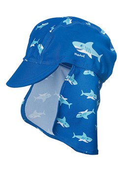 Playshoes Czapka w kolorze niebieskim z osłoną karku ze sklepu Limango Polska w kategorii Czapki dziecięce - zdjęcie 188880581