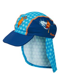 Playshoes Czapka w kolorze niebieskim z osłoną karku ze sklepu Limango Polska w kategorii Czapki dziecięce - zdjęcie 188880613