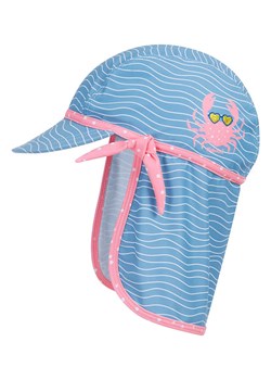 Playshoes Czapka w kolorze błękitnym z osłoną karku ze sklepu Limango Polska w kategorii Czapki dziecięce - zdjęcie 188880673