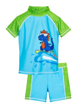 Playshoes 2-częściowy zestaw kąpielowy "Dino" w kolorze zielono-turkusowym ze sklepu Limango Polska w kategorii Stroje kąpielowe - zdjęcie 188880681