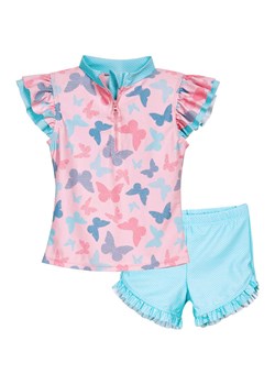 Playshoes 2-częściowy zestaw kąpielowy w kolorze błękitno-jasnoróżowym ze sklepu Limango Polska w kategorii Stroje kąpielowe - zdjęcie 188880694