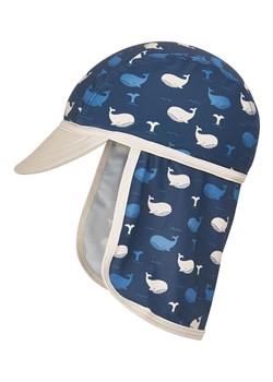 Playshoes Czapka w kolorze granatowym z osłoną karku ze sklepu Limango Polska w kategorii Czapki dziecięce - zdjęcie 188880730