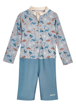 Playshoes Strój kąpielowy "Dino" w kolorze niebieskim ze wzorem ze sklepu Limango Polska w kategorii Stroje kąpielowe - zdjęcie 188880744