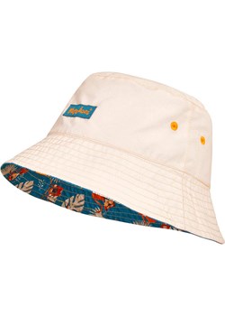 Playshoes Dwustronny kapelusz przeciwsłoneczny w kolorze kremowo-niebieskim ze wzorem ze sklepu Limango Polska w kategorii Czapki dziecięce - zdjęcie 188880783