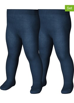 Playshoes Rajstopy (2 pary) w kolorze granatowym ze sklepu Limango Polska w kategorii Rajstopy dziecięce - zdjęcie 188880833