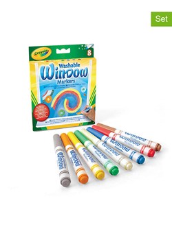 Crayola Flamastry (8 szt.) do okien - 3+ ze sklepu Limango Polska w kategorii Zabawki - zdjęcie 188881241
