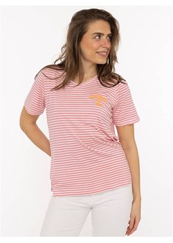 Zwillingsherz Koszulka w kolorze biało-jasnoróżowym ze sklepu Limango Polska w kategorii Bluzki damskie - zdjęcie 188881551