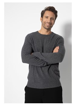 Perfect Cashmere Kaszmirowy sweter "Blake" w kolorze antracytowym ze sklepu Limango Polska w kategorii Swetry męskie - zdjęcie 188881630