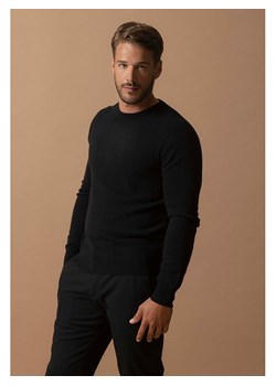 Perfect Cashmere Kaszmirowy sweter "Blake" w kolorze czarnym ze sklepu Limango Polska w kategorii Swetry męskie - zdjęcie 188881641
