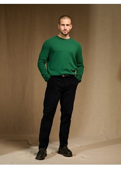 Perfect Cashmere Kaszmirowy sweter "Cris" w kolorze zielonym ze sklepu Limango Polska w kategorii Swetry męskie - zdjęcie 188881730
