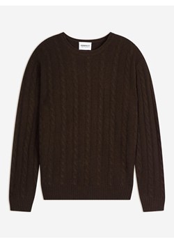 Perfect Cashmere Kaszmirowy sweter "Darri" w kolorze brązowym ze sklepu Limango Polska w kategorii Swetry męskie - zdjęcie 188881750