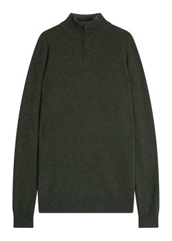 Perfect Cashmere Kaszmirowy sweter "Greg" w kolorze khaki ze sklepu Limango Polska w kategorii Swetry męskie - zdjęcie 188881843