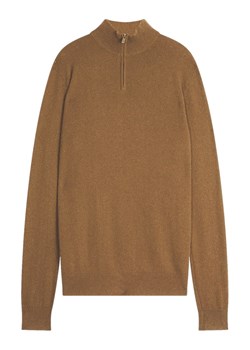 Perfect Cashmere Kaszmirowy sweter "Greg" w kolorze jasnobrązowym ze sklepu Limango Polska w kategorii Swetry męskie - zdjęcie 188881844