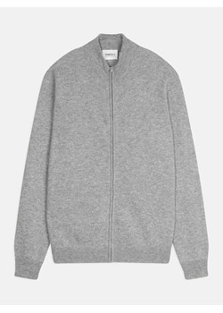 Perfect Cashmere Kaszmirowy kardigan "Jules" w kolorze jasnoszarym ze sklepu Limango Polska w kategorii Swetry męskie - zdjęcie 188881873
