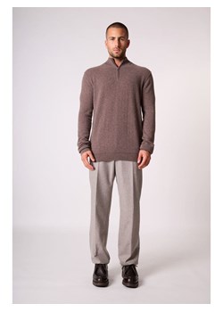 Perfect Cashmere Kaszmirowy sweter "Lucas" w kolorze brązowym ze sklepu Limango Polska w kategorii Swetry męskie - zdjęcie 188881904