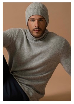 Perfect Cashmere Kaszmirowy golf "Marius" w kolorze jasnoszarym ze sklepu Limango Polska w kategorii Swetry męskie - zdjęcie 188881920