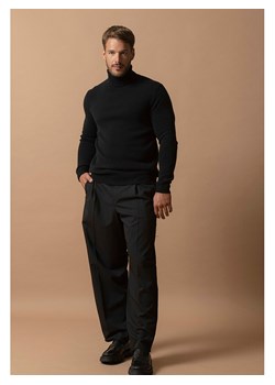 Perfect Cashmere Kaszmirowy golf "Marius" w kolorze czarnym ze sklepu Limango Polska w kategorii Swetry męskie - zdjęcie 188881930